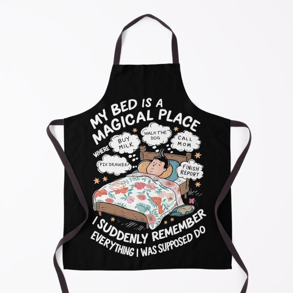 Item preview, Magical Bed Place Funny Relatable Procrastination Design designed and sold by janastefa.