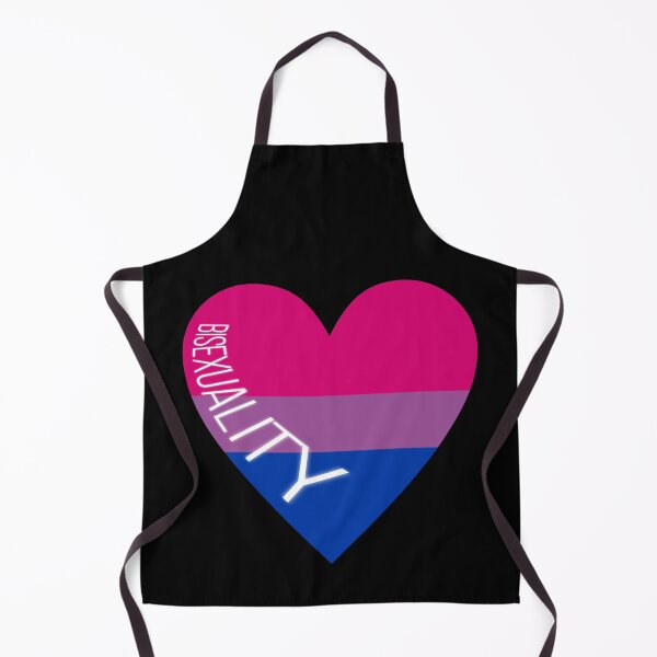Item preview, Corazón bisexual (sobre fondo negro) designed and sold by nerdspride.