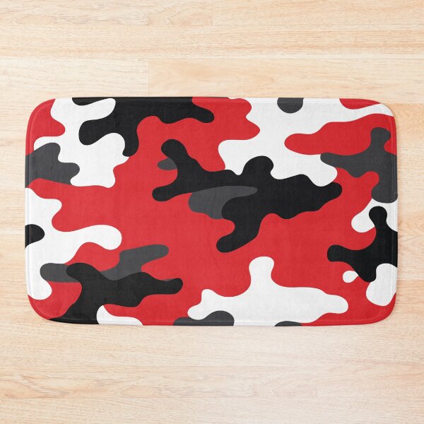 Item preview, Camouflage pattern Design featuring bold colors like red, black, and white.  designed and sold by HEMRO.