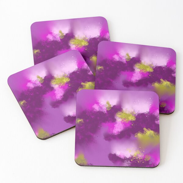 Item preview, Opposites Attract - Purple Pink Green Abstract designed and sold by Joey Santiago.