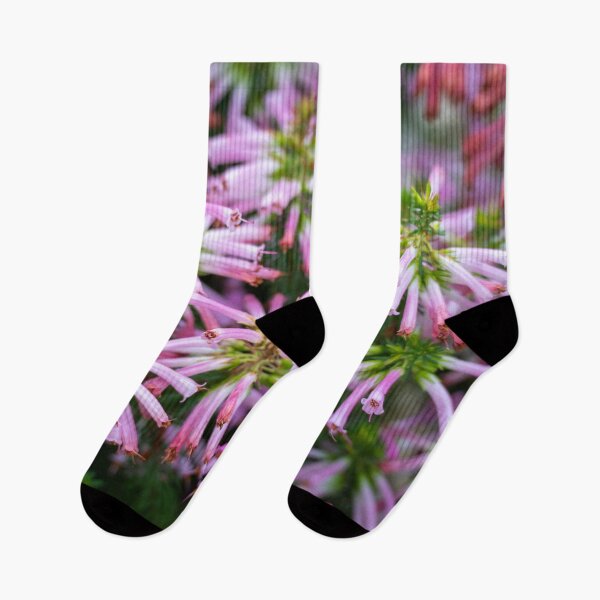 Item preview, Erica Pinea Wonderful White Pink Tubular Shaped Colorful Flowers designed and sold by Harmony Of The Mind.