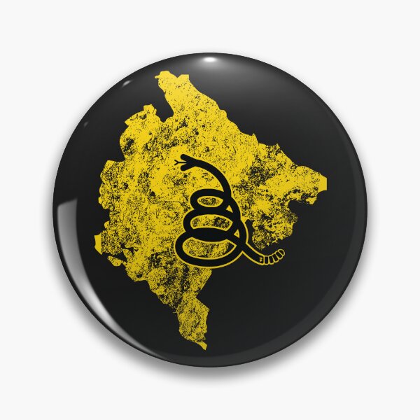 Item preview, Distressed MONTENEGRO  - Freedom Is The Superpower - Modern Gadsden Snake Flag - Dont Tread On Me design designed and sold by pelagio.