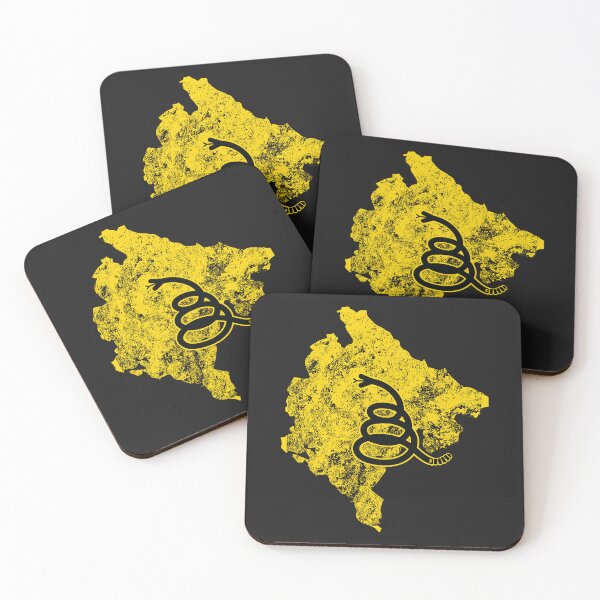Item preview, Distressed MONTENEGRO  - Freedom Is The Superpower - Modern Gadsden Snake Flag - Dont Tread On Me design designed and sold by pelagio.