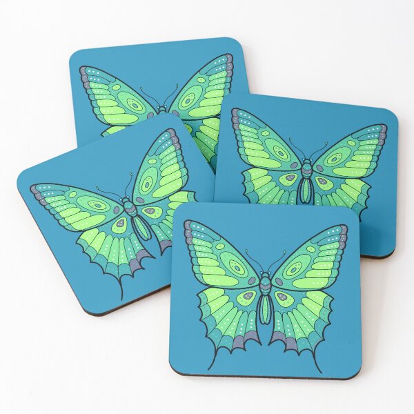 Item preview, Lime Lesser Spotted Butterfly designed and sold by Heathcote Living.
