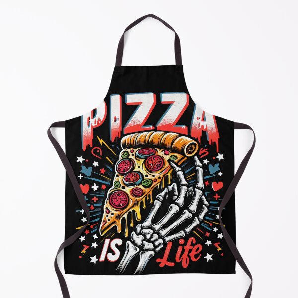 Item preview, Pizza is Life Skeleton hand designed and sold by icraigle.
