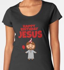 Jesus Happy Birthday Boy Women's Premium T-Shirt