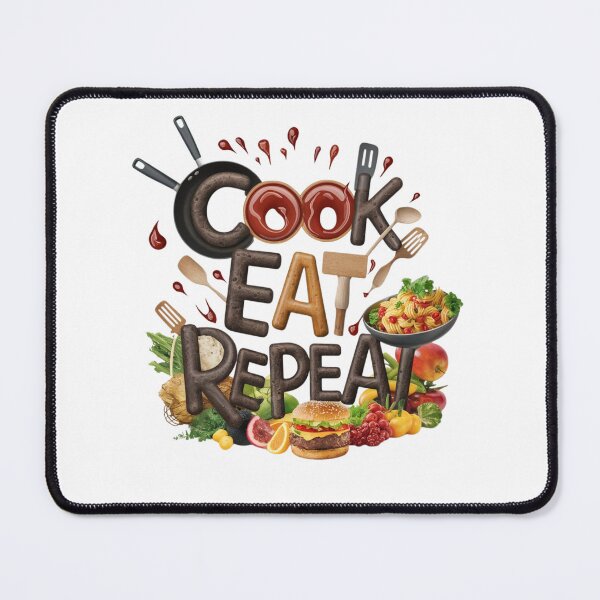 Item preview, Cooking Delight : "Cook, Eat, Repeat" designed and sold by deluxedigital1.