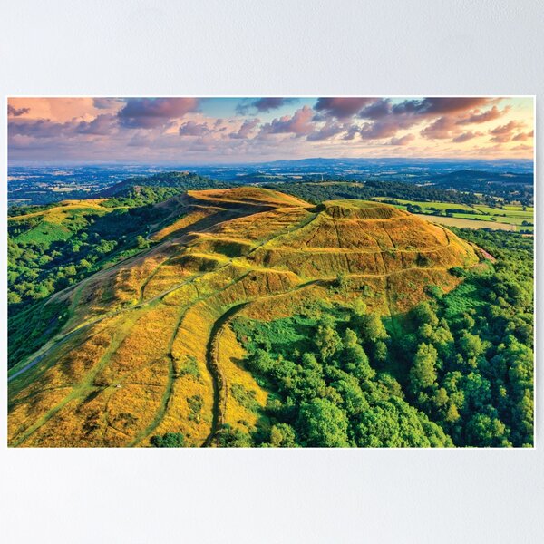 Item preview, Malvern Hills British Camp Landscape designed and sold by WhitefootArt.