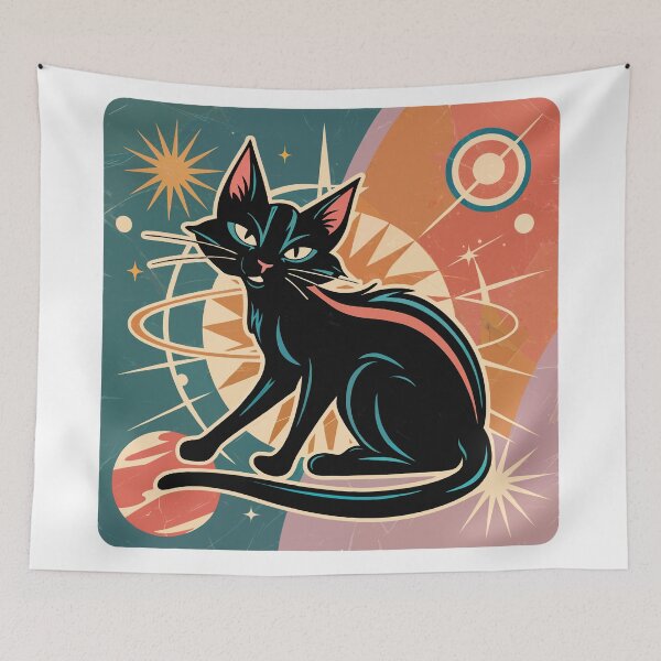 Item preview, Sticker T-Shirt Design Trending: Atomic Cat designed and sold by ForeverPrintsOK.