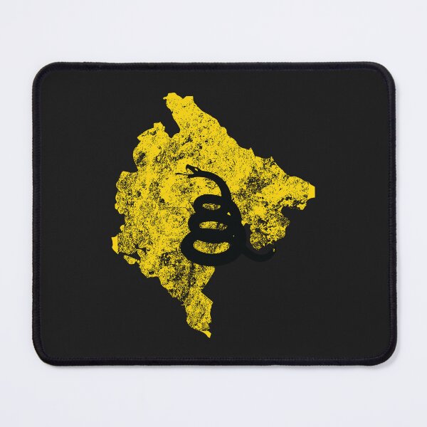 Item preview, Distressed MONTENEGRO - Freedom Is The Superpower - Gadsden Snake Flag - Dont Tread On Me design silhouette designed and sold by pelagio.