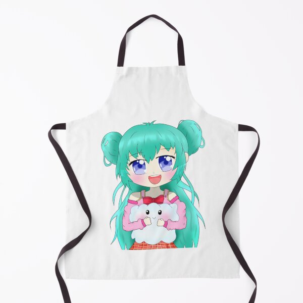 Item preview, Adorable Anime Girl Hugging Cloud Plushie designed and sold by JJMasters.