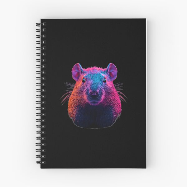 Artikelvorschau, Ratte Neon Süßer Kopf | Tiere Ratten Liebhaber Lustiges Geschenk entworfen und verkauft von ViralBrowser.