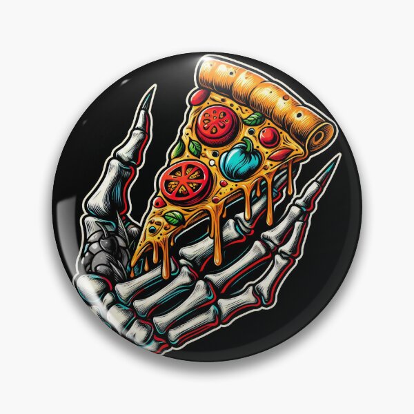 Item preview, Pizza is Life Skeleton hand designed and sold by icraigle.