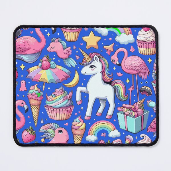 Item preview, Pony, flamingo, waffle and cupcake pattern design designed and sold by Mahilis.