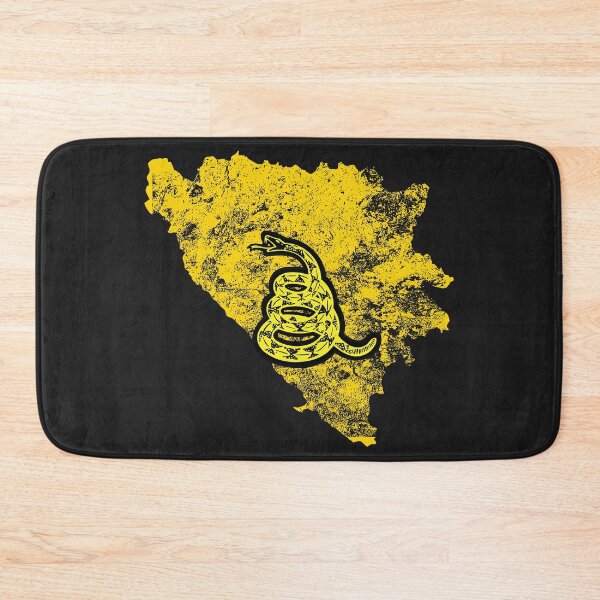 Item preview, Distressed BOSNIA AND HERZEGOVINA  - Freedom Is The Superpower -  Gadsden Snake Flag - Dont Tread On Me design designed and sold by pelagio.