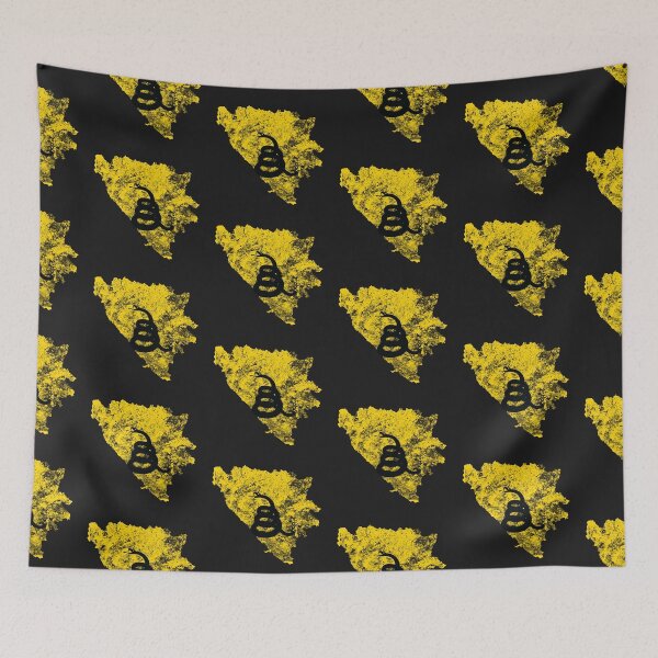 Artikelvorschau, Distressed BOSNIEN UND HERZEGOWINA - Freiheit ist die Supermacht - Gadsden-Schlangenflagge - Don't Tread On Me-Designsilhouette entworfen und verkauft von pelagio.