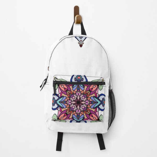Item preview, Colorful mandala on white background designed and sold by CoraNais.