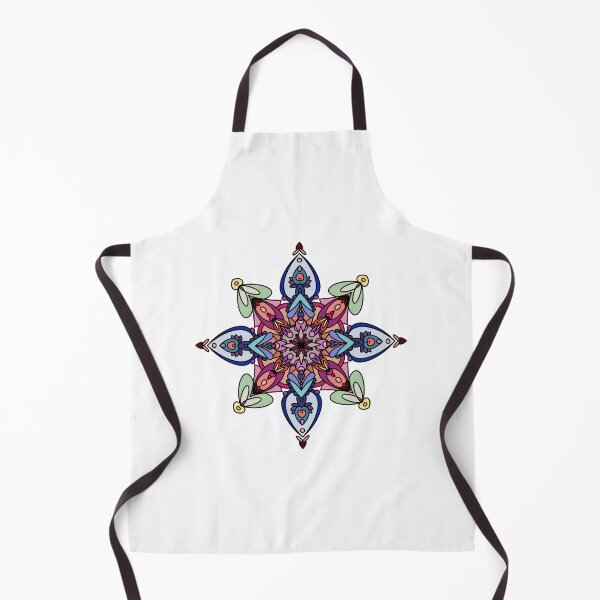 Item preview, Colorful mandala on white background designed and sold by CoraNais.