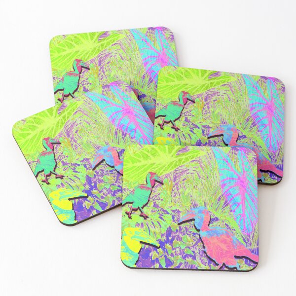 Item preview, Three birds in the tropical forest designed and sold by Kacharava.