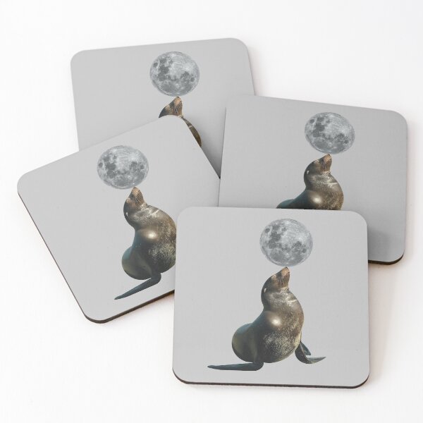 Item preview, Seal playing with Moon designed and sold by mgro-art.