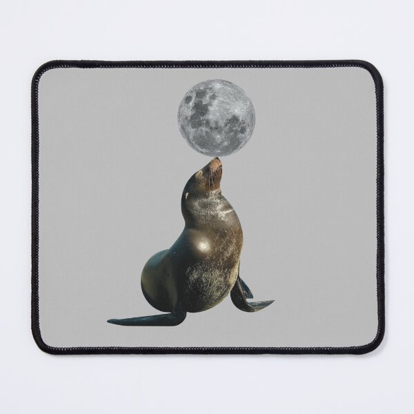 Item preview, Seal playing with Moon designed and sold by mgro-art.