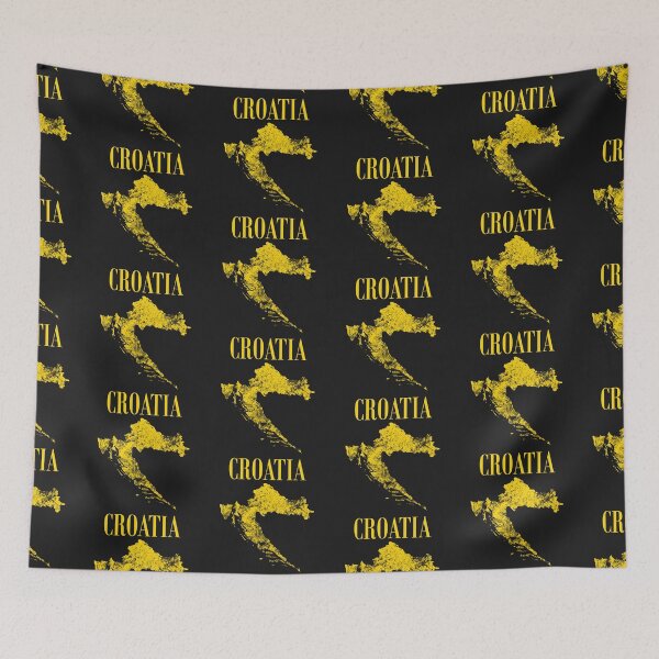 Item preview, Distressed CROATIA 90s Grunge Rock Style designed and sold by pelagio.