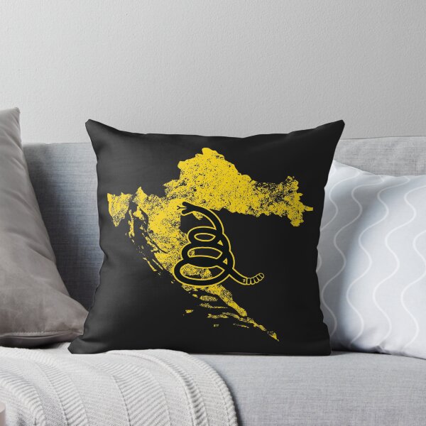 Item preview, Distressed CROATIA   - Freedom Is The Superpower - Modern Gadsden Snake Flag - Dont Tread On Me design designed and sold by pelagio.