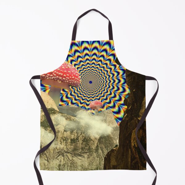Item preview, Psychedelic mountain designed and sold by PicturaCollage.