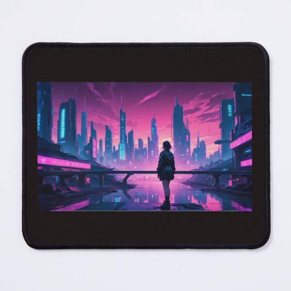 Artikelvorschau, Cyberpunk-Stadtbild entworfen und verkauft von MatthaeusArts.