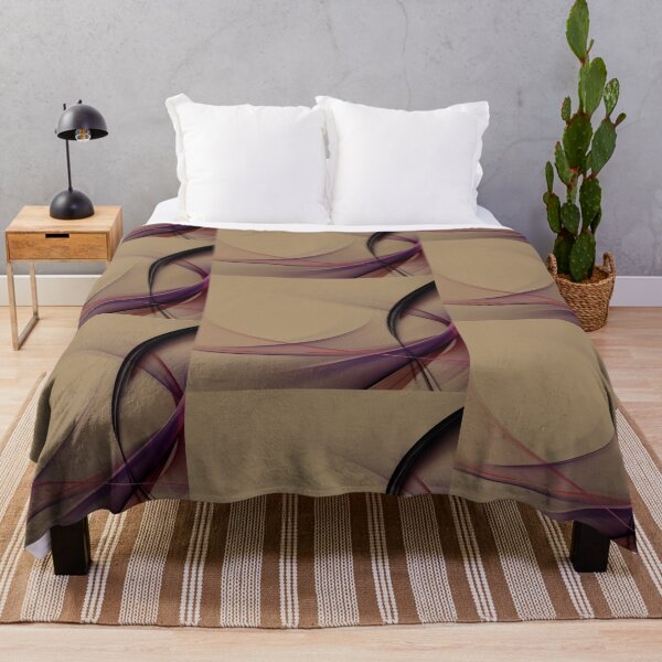 Item preview, Brushstrokes in vibration on beige designed and sold by AnnabellaRh.