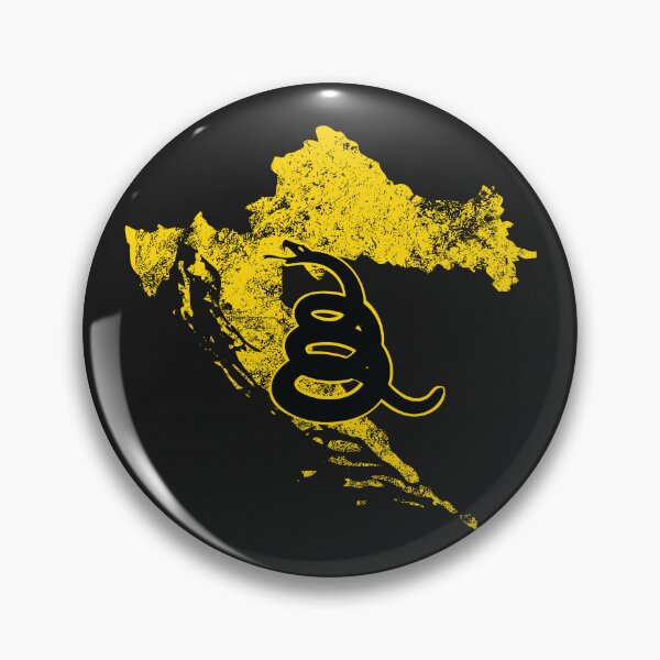 Item preview, Distressed CROATIA   - Freedom Is The Superpower -  Gadsden Snake Flag - Dont Tread On Me design silhouette designed and sold by pelagio.