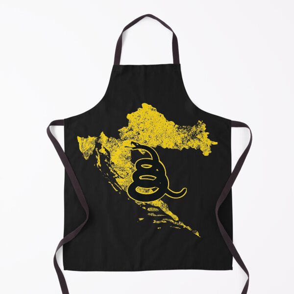 Item preview, Distressed CROATIA - Freedom Is The Superpower - Gadsden Snake Flag - Dont Tread On Me design silhouette designed and sold by pelagio.