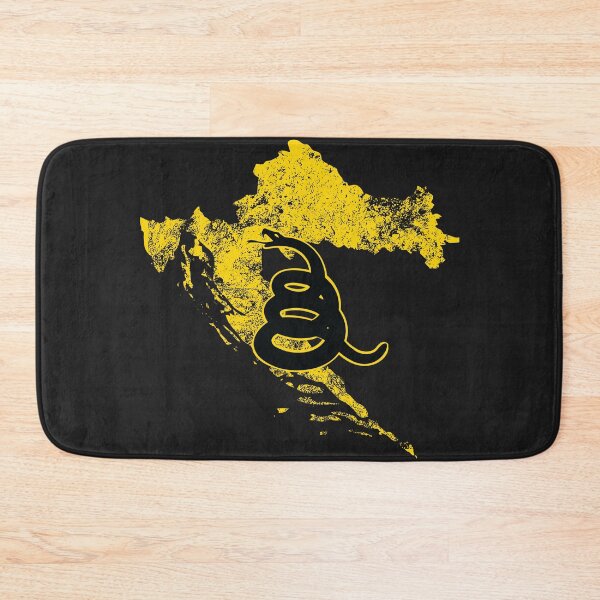 Item preview, Distressed CROATIA   - Freedom Is The Superpower -  Gadsden Snake Flag - Dont Tread On Me design silhouette designed and sold by pelagio.