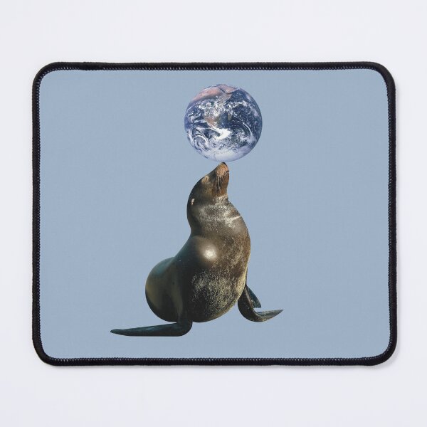 Item preview, Seal playing with Earth designed and sold by mgro-art.