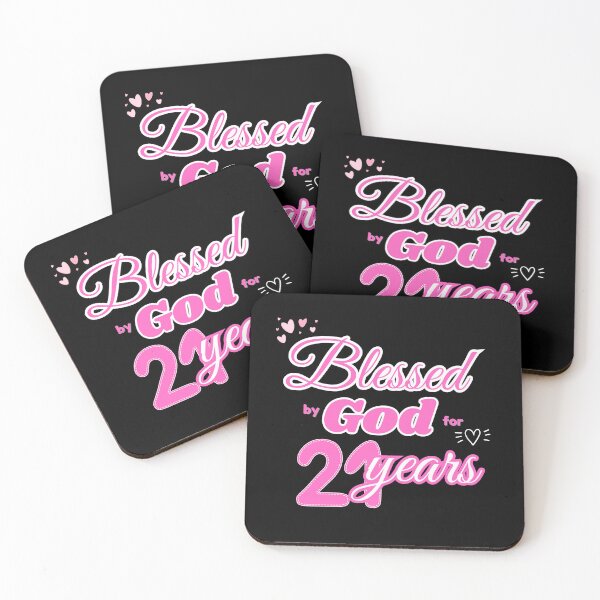 Item preview, Blessed by God for 21years | Christian Faith Gifts for 21stBirthday designed and sold by Heritage Hive Studio.