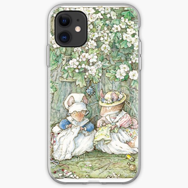Brambly Hedge - Hawthorn blossom and babies iPhone Soft Case
