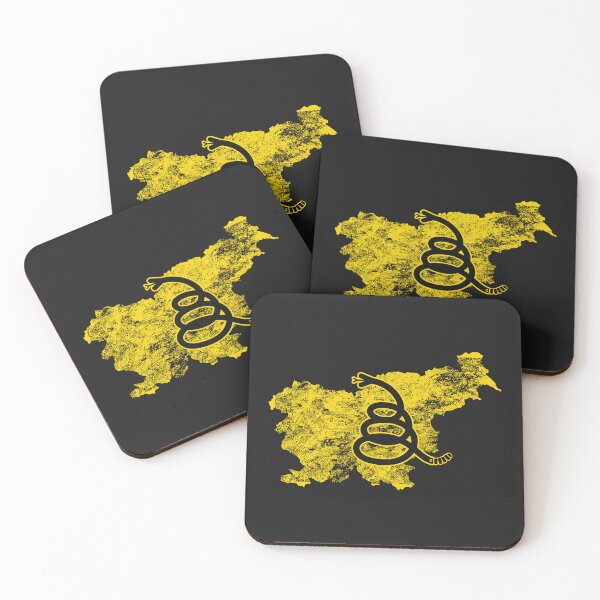 Item preview, Distressed SLOVENIA  - Freedom Is The Superpower - Modern Gadsden Snake Flag - Dont Tread On Me design designed and sold by pelagio.
