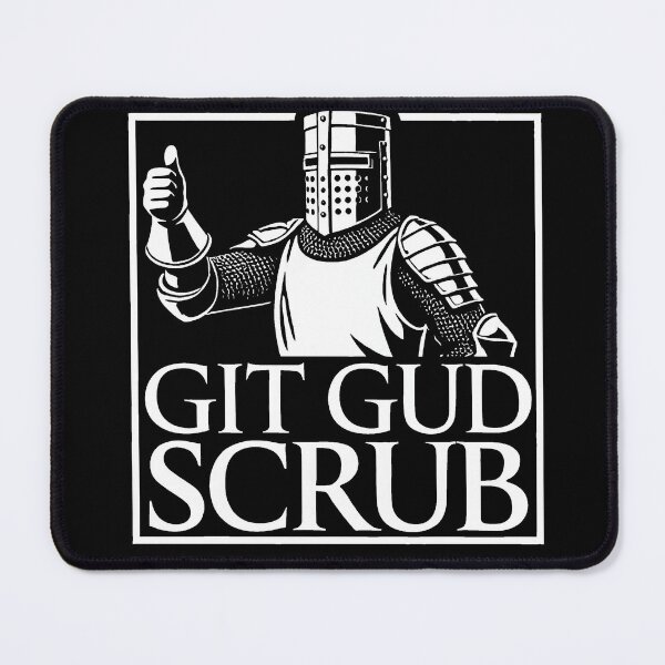 Item preview, Dark Souls GIt Gud Scrub designed and sold by LavenderCove.