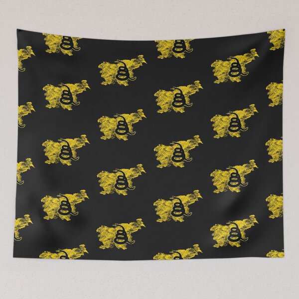 Item preview, Distressed SLOVENIA  - Freedom Is The Superpower - Gadsden Snake Flag - Dont Tread On Me design silhouette designed and sold by pelagio.