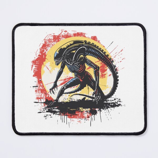 Item preview, Retro Xenomorph Attack Illustration | Sci-Fi Horror Art designed and sold by Petru&Myself.