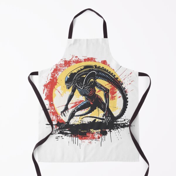 Item preview, Retro Xenomorph Attack Illustration | Sci-Fi Horror Art designed and sold by Petru&Myself.