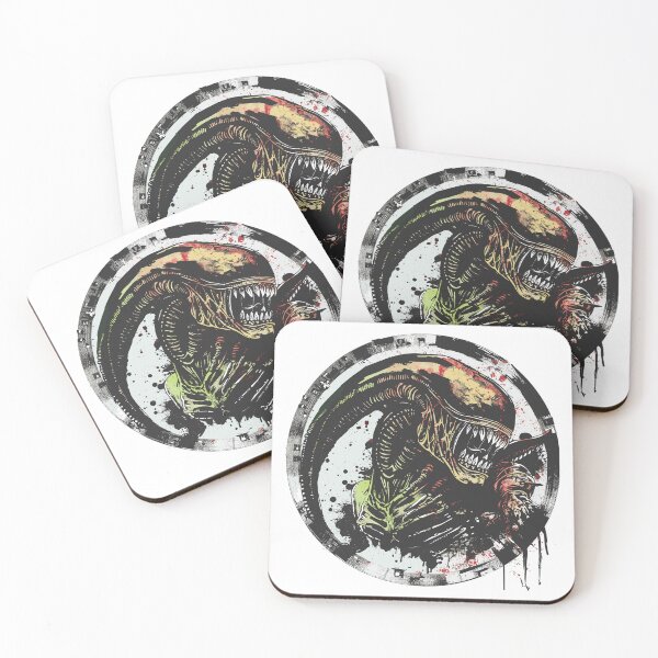 Item preview, Grunge Xenomorph Horror Art | Sci-Fi Alien Illustration designed and sold by Petru&Myself.