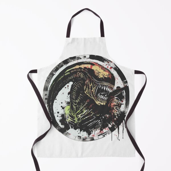 Item preview, Grunge Xenomorph Horror Art | Sci-Fi Alien Illustration designed and sold by Petru&Myself.
