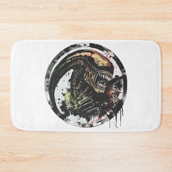Item preview, Grunge Xenomorph Horror Art | Sci-Fi Alien Illustration designed and sold by Petru&Myself.