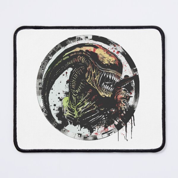 Item preview, Grunge Xenomorph Horror Art | Sci-Fi Alien Illustration designed and sold by Petru&Myself.