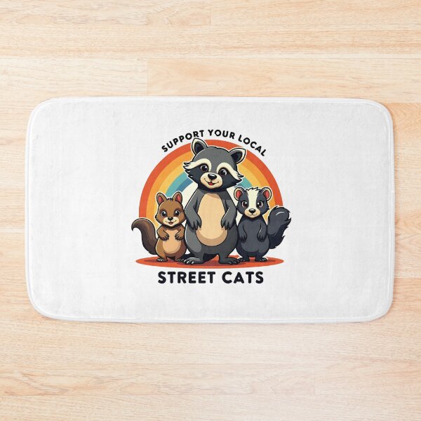 Item preview, Support Your Local Street Cats - Cute Animal Friends designed and sold by Moad Fahim.