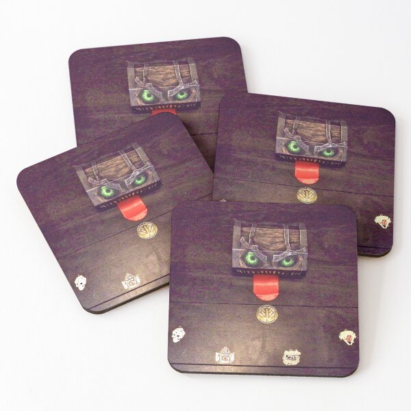 Item preview, Fred the Mimic and his Treasure designed and sold by fierceautie.