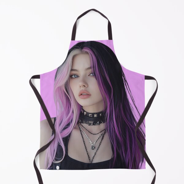 Aperçu de l'œuvre fille punk violette créée et vendue par CursedbyLilith.