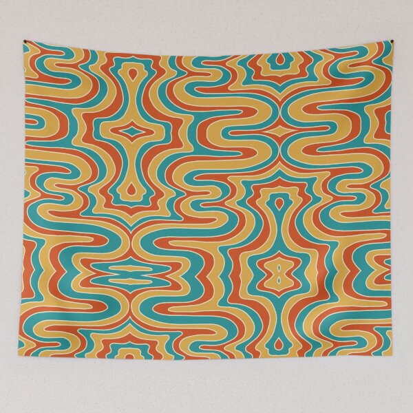Item preview, Psychedelic candy groove pattern 2 designed and sold by Petternoholic.