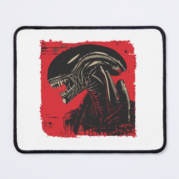 Item preview, Red Xenomorph Horror Art | Sci-Fi Alien Illustration designed and sold by Petru&Myself.